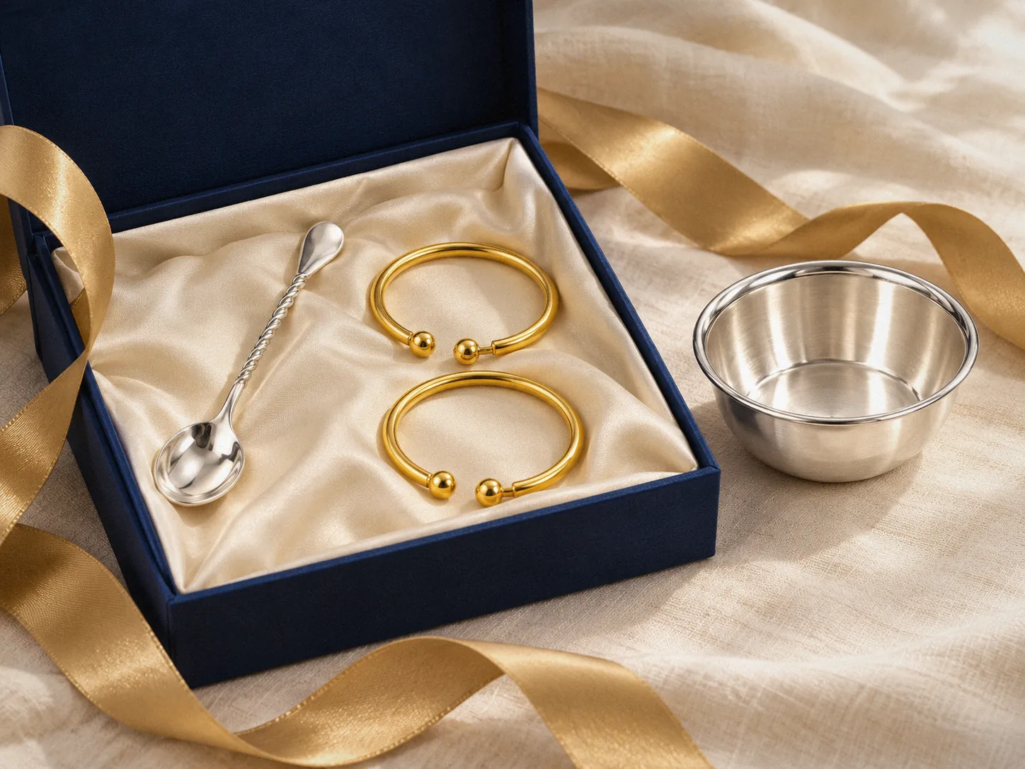 Baby Silver Sets from Thahir Jewellers