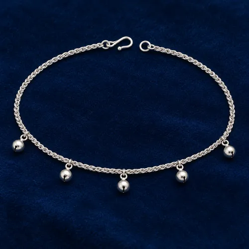 Baby Silver Arunakodi (Waist Chain)
