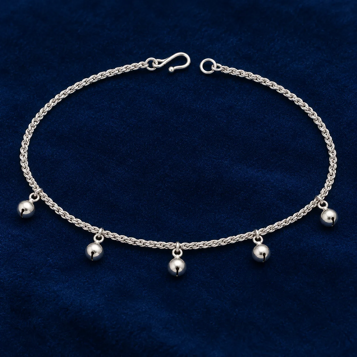 Baby Silver Arunakodi (Waist Chain)