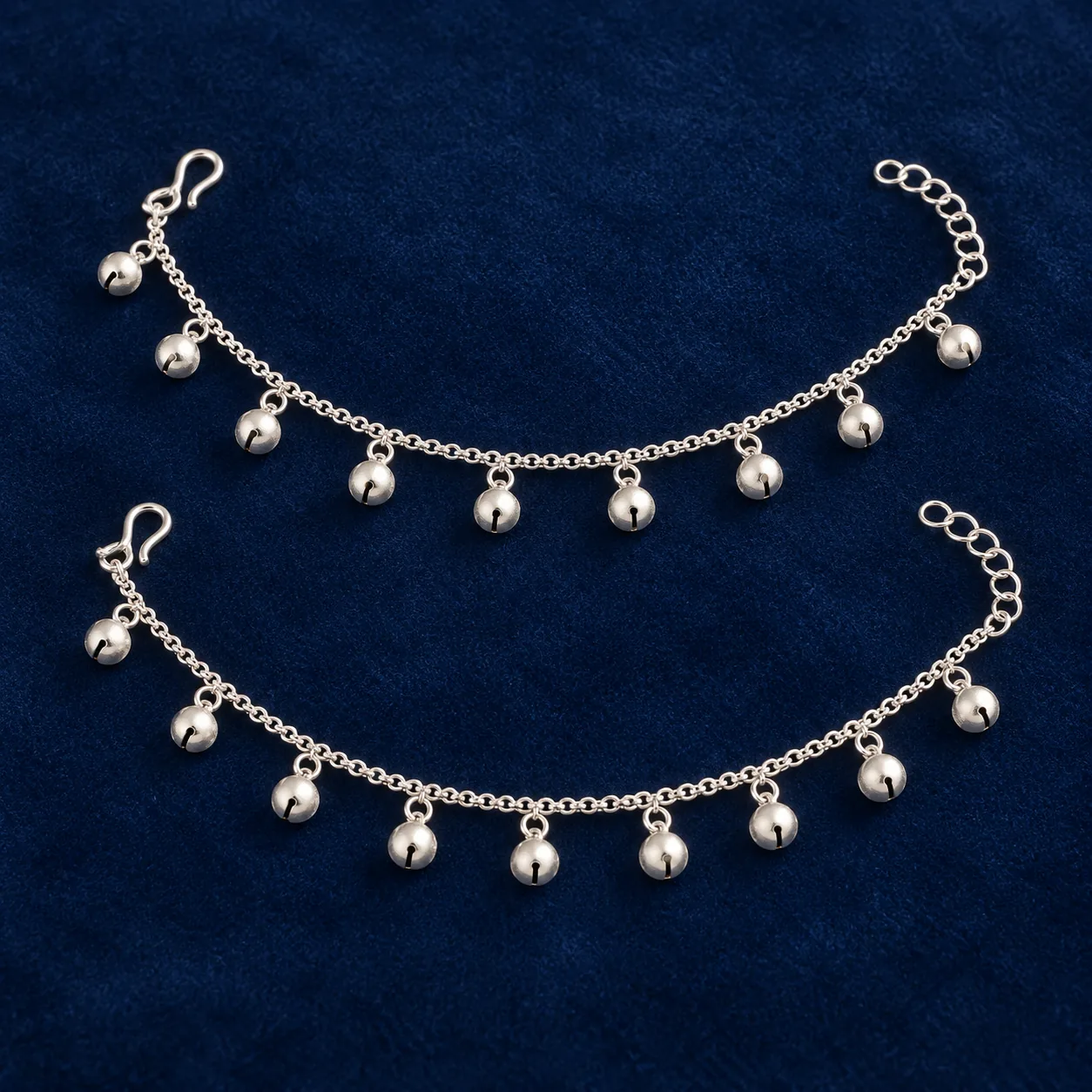Baby Silver Kolusu with Ghungroo Bells
