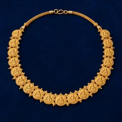 Gold Plated Silver Necklace, 92.5 silver, about 30 g