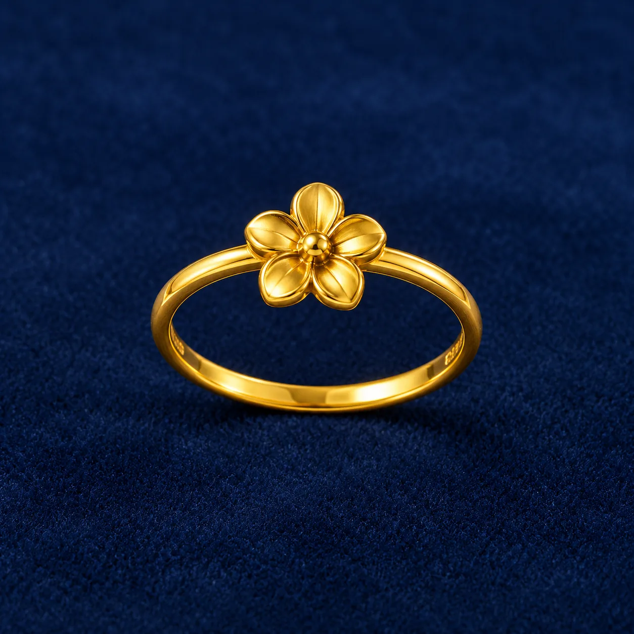 22K Ladies Gold Ring (BIS Hallmarked)