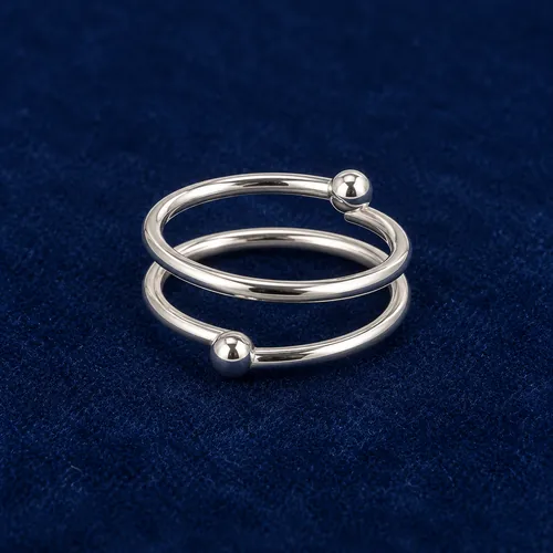 Silver Ring That Opens into a Bangle
